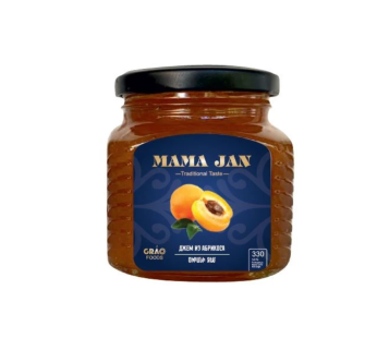 MARMELLATA DI ALBICOCCHE “MAMA JAN” (ծիրանի ջեմ)  340g