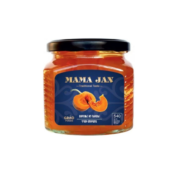 CONFETTURA DI ZUCCA "MAMA JAN"(դդմի մուրաբա) 540g