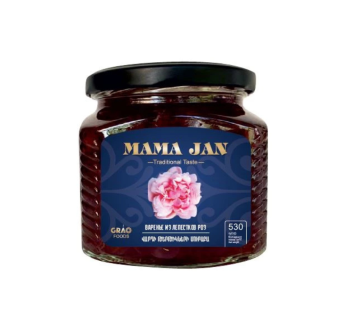 CONFETTURA DI PETALI DI ROSE “MAMA JAN”(վարդի մուրաբա)540g